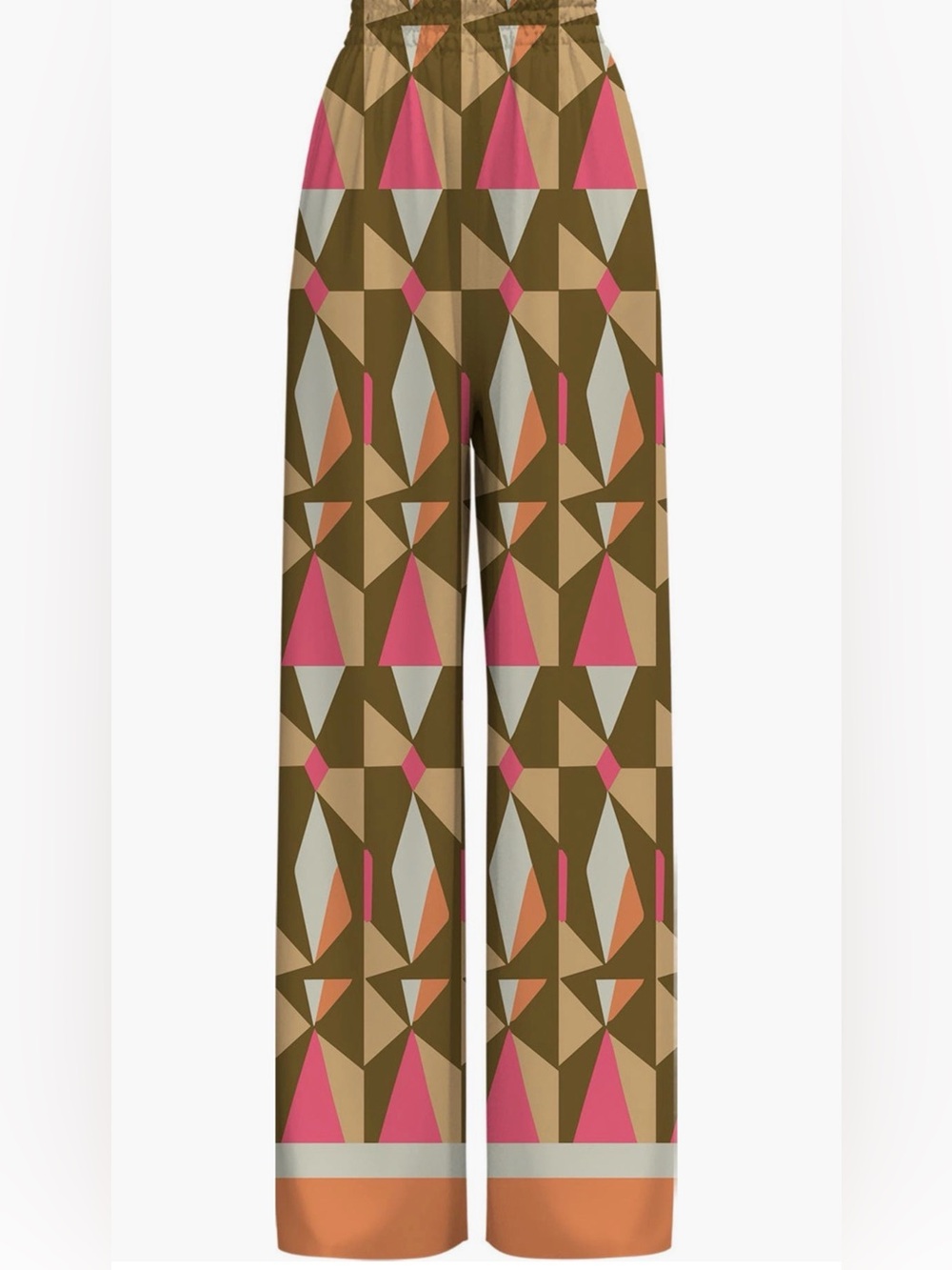 Diarrablu Leer Pant Caru Olive Boho Artsy Travel Feminine Pant Size S